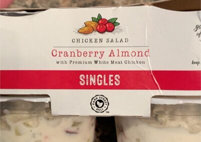 Cranberry almond chicken salad