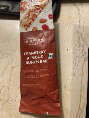 Cranberry Almond Crunch Bar
