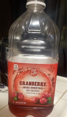 Cranberry Juice Cocktail From Concentrate