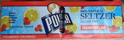 Cranberry Lime Seltzer