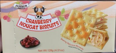 Cranberry Nougat Biscuits