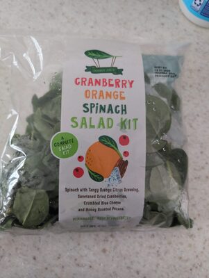 Cranberry Orange Spinach Salad Kit (Salad Only)