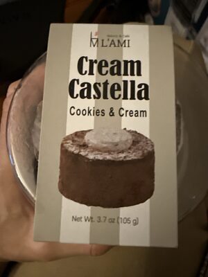 Cream Castella Cookies & Cream