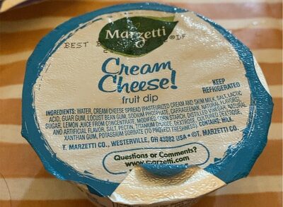 Cream cheese fruit dip