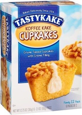 Cream Filled Koffee Kake Cupcakes