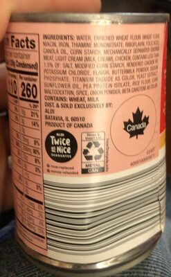 Cream of chicken soup