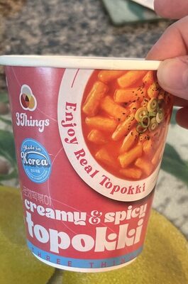 Creamy & spicy topokki