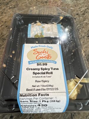 Creamy Spicy Tuna Special Roll