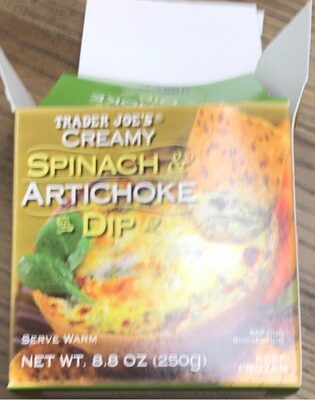 Creamy spinash & artichoke dip