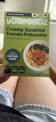 Creamy Sundried Tomato Fettuccine with Roast Pumpkin & Parmesan