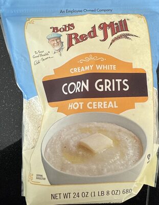 Creamy white corn grits