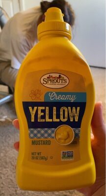 creamy yellow mustard