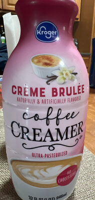 Creme brulee coffee creamer