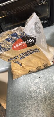 CRINKY TRIANGULAR HASHBROWNS