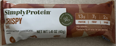 Crispy bars peanut butter chocolate