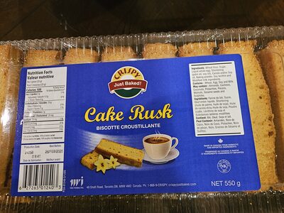 crispy cake rusk