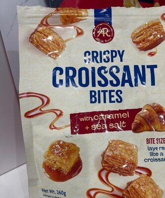 Crispy Croissant Bites With Caramel and Sea Salt