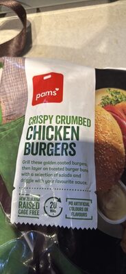 CRISPY CRUMBED CHICKEN BURGERS