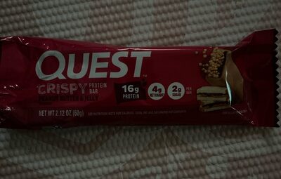 Crispy Peanut Butter And Jelly Protein Bar