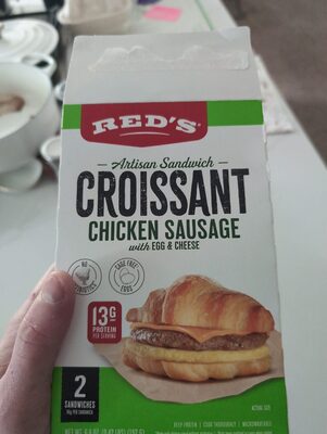 Croissant Chicken Sausage With Egg And Cheese