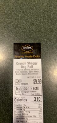 Crunch Shaggy Dog Roll