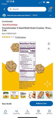 Crunchmaster 5 Seed Multi-Grain Cracker