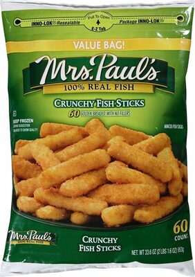 Crunchy fish sticks