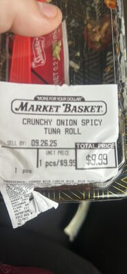 CRUNCHY ONION SPICY TUNA ROLL