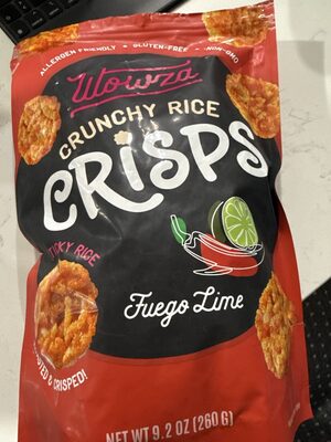 Crunchy Rice Crisp Fuego Lime