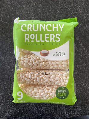 Crunchy rice rollers