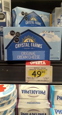 Crystal Farms Original Cream Cheese 8Oz