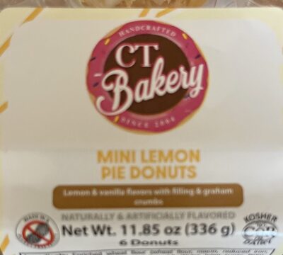 CT Bakery Mini Lemon Pie Donuts