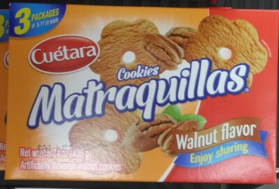 Cuétara Cookies Matraquillas Walnut flavor