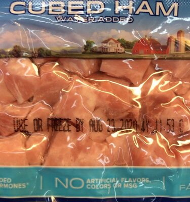 Cubed ham