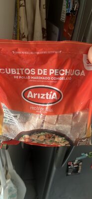 Cubitos de Pechuga de Pollo Marinado Congelado