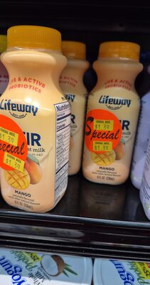 Cultured lowfat milk smoothie