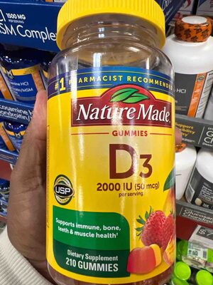 D3 Gummies 2000 Iu (50 Mcg)
