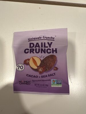 Daily Crunch Cacao + Sea Salt Sprouted Almonds