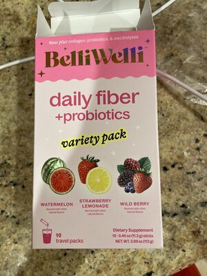 daily fiber + probiotics variety pack