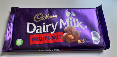 Dairy Milk Fruit and Nut Chocolate Bar
