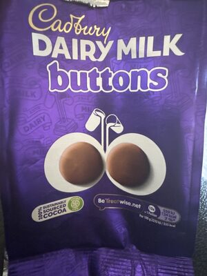 Dairymilk buttons