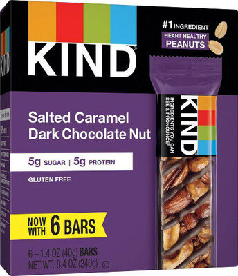 Dark choc salted caramel energy bars