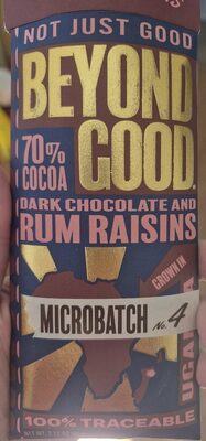 Dark Chocolate amd Rum Raisins