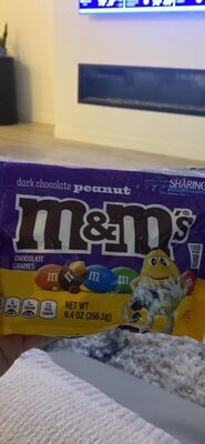 dark chocolate peanut m&m's chocolate candies