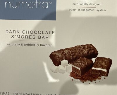 Dark chocolate s’mores bar