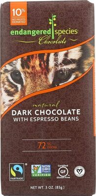 Dark Chocolate With Espresso Beans