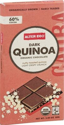 Dark Quinoa Organic Chocolate