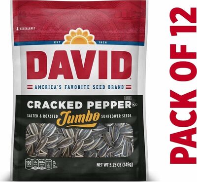 David roasted and salted cracked pepper jumbo