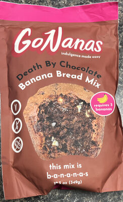 Death By Chocolate Banana Bread Mix