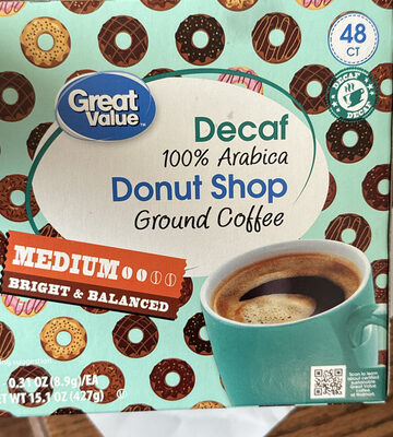 Decaf Donut Shop Ground Coffee